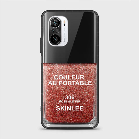 Xiaomi Poco F3 Cover- Couleur Au Portable Series - HQ Ultra Shine Premium Infinity Glass Soft Silicon Borders Case