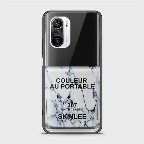 Xiaomi Poco F3 Cover- Couleur Au Portable Series - HQ Ultra Shine Premium Infinity Glass Soft Silicon Borders Case