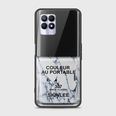 Realme 8i Cover - Couleur Au Portable Series - HQ Ultra Shine Premium Infinity Glass Soft Silicon Borders Case