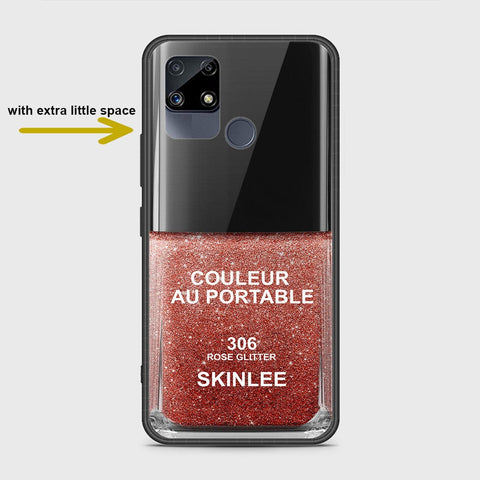 Realme C15 Cover- Couleur Au Portable Series - HQ Ultra Shine Premium Infinity Glass Soft Silicon Borders Case