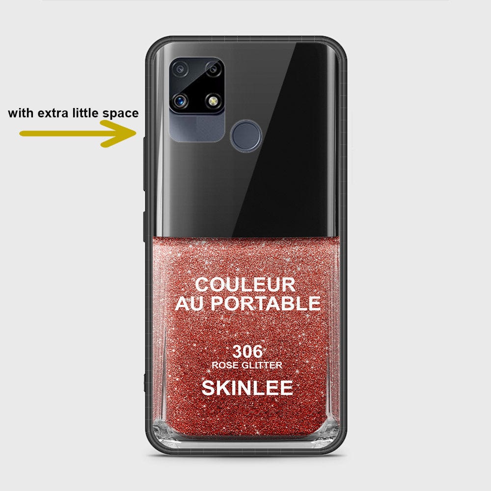 Realme Narzo 30A Cover- Couleur Au Portable Series - HQ Ultra Shine Premium Infinity Glass Soft Silicon Borders Case