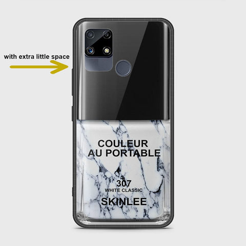 Realme Narzo 20 Cover- Couleur Au Portable Series - HQ Ultra Shine Premium Infinity Glass Soft Silicon Borders Case