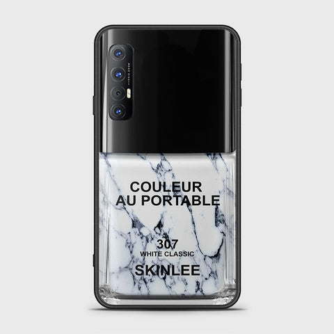 Oppo Reno 3 Pro 5G Cover- Couleur Au Portable Series - HQ Ultra Shine Premium Infinity Glass Soft Silicon Borders Case