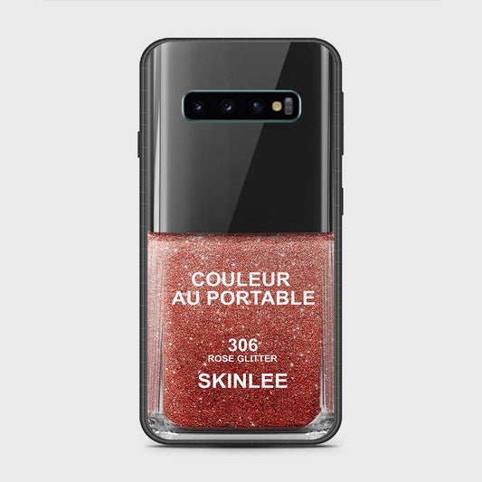 Samsung Galaxy S10 5G  Cover- Couleur Au Portable Series - HQ Ultra Shine Premium Infinity Glass Soft Silicon Borders Case