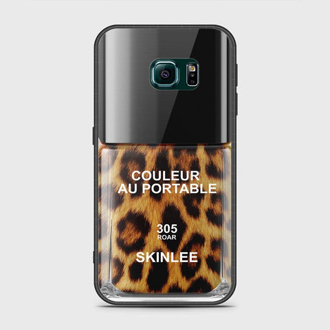 Samsung Galaxy S6 Edge Cover- Couleur Au Portable Series - HQ Ultra Shine Premium Infinity Glass Soft Silicon Borders Case