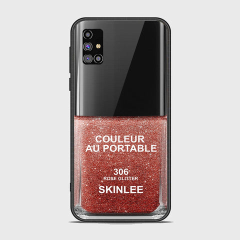 Samsung Galaxy M31s Cover - Couleur Au Portable Series - HQ Ultra Shine Premium Infinity Glass Soft Silicon Borders Case