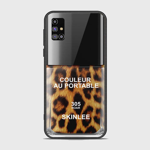 Samsung Galaxy M31s Cover - Couleur Au Portable Series - HQ Ultra Shine Premium Infinity Glass Soft Silicon Borders Case