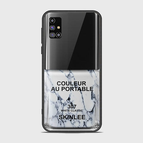 Samsung Galaxy M31s Cover - Couleur Au Portable Series - HQ Ultra Shine Premium Infinity Glass Soft Silicon Borders Case