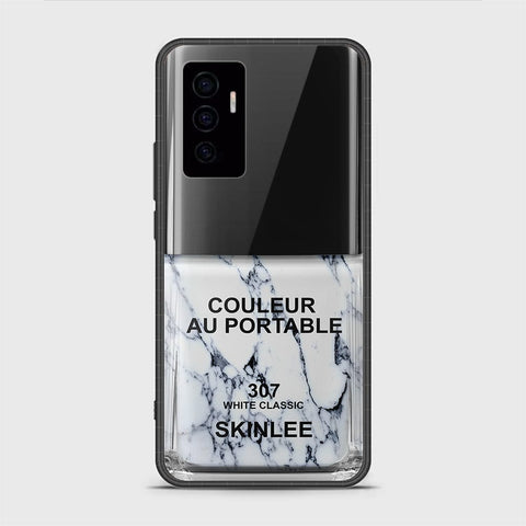 Vivo V23e Cover- Couleur Au Portable Series - HQ Ultra Shine Premium Infinity Glass Soft Silicon Borders Case