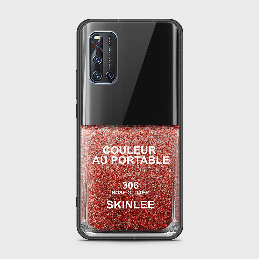 Vivo V19 Cover- Couleur Au Portable Series - HQ Ultra Shine Premium Infinity Glass Soft Silicon Borders Case