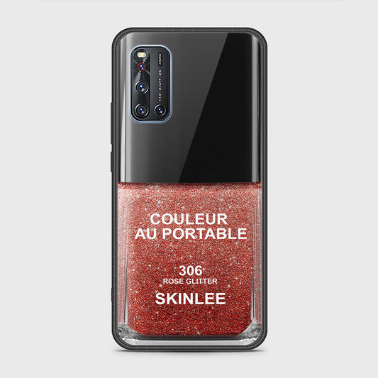 Vivo V19 Cover- Couleur Au Portable Series - HQ Ultra Shine Premium Infinity Glass Soft Silicon Borders Case