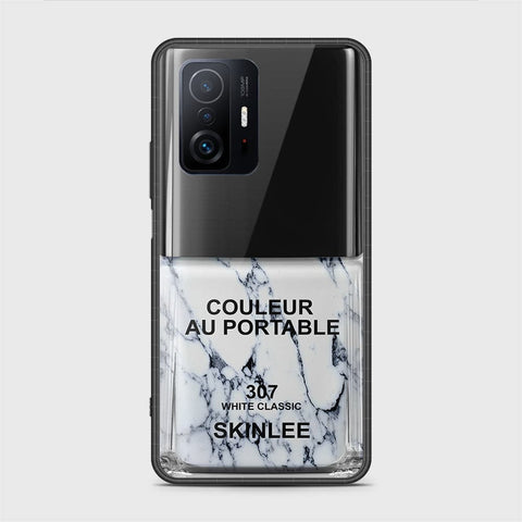 Xiaomi 11T Cover- Couleur Au Portable Series - HQ Ultra Shine Premium Infinity Glass Soft Silicon Borders Case