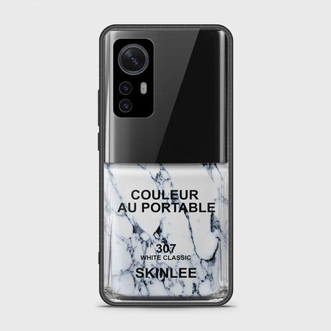 Xiaomi 12 Pro Cover- Couleur Au Portable Series - HQ Ultra Shine Premium Infinity Glass Soft Silicon Borders Case