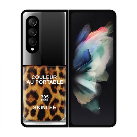 Samsung Galaxy Z Fold 3 5G Cover- Couleur Au Portable - HQ Premium Shine Durable Shatterproof Case - Soft Silicon Borders
