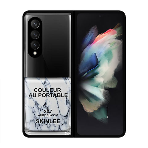 Samsung Galaxy Z Fold 3 5G Cover- Couleur Au Portable - HQ Premium Shine Durable Shatterproof Case - Soft Silicon Borders