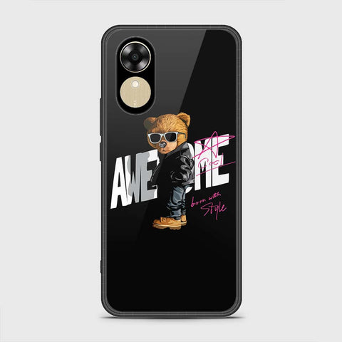 Oppo A17k Cover- Stellar Series - HQ Ultra Shine Premium Infinity Glass Soft Silicon Borders Case