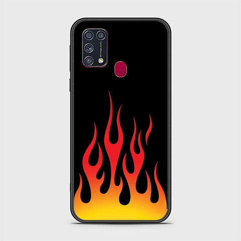 Samsung Galaxy M31 Cover - Stellar Series - HQ Ultra Shine Premium Infinity Glass Soft Silicon Borders Case