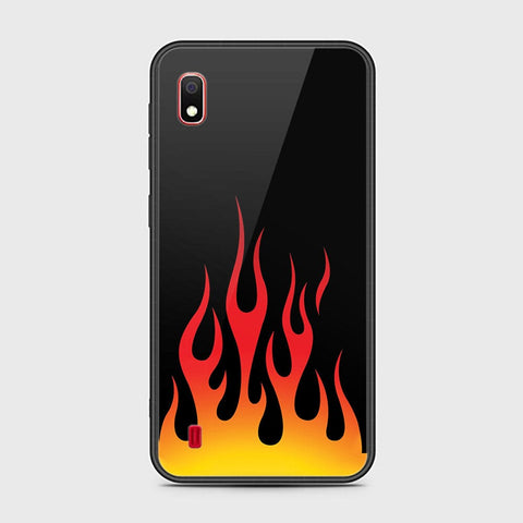 Samsung Galaxy A10 Cover - Stellar Series - HQ Ultra Shine Premium Infinity Glass Soft Silicon Borders Case