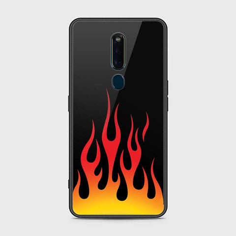 Oppo F11 Pro Cover - Stellar Series - HQ Ultra Shine Premium Infinity Glass Soft Silicon Borders Case