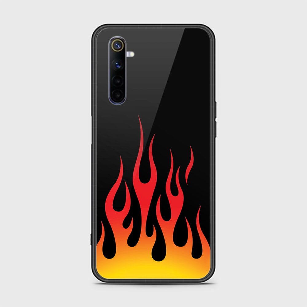 Realme 6 Cover - Stellar Series - HQ Ultra Shine Premium Infinity Glass Soft Silicon Borders Case