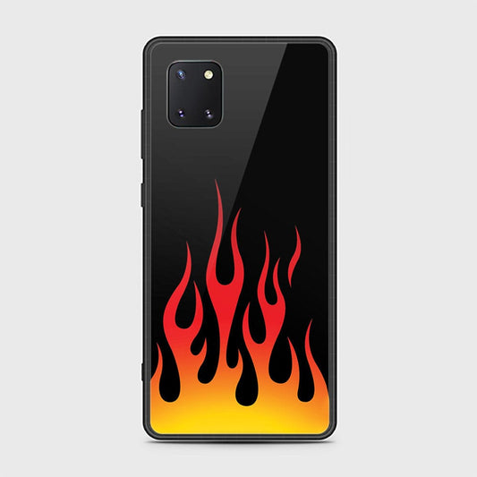 Samsung Galaxy A81 Cover - Stellar Series - D194 - HQ Ultra Shine Premium Infinity Glass Soft Silicon Borders Case ( Fast Delivery )