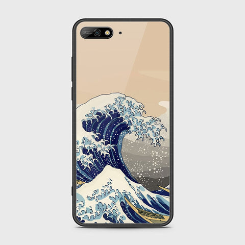 Huawei Y6 Prime 2018 Cover - Stellar Series - HQ Ultra Shine Premium Infinity Glass Soft Silicon Borders Case