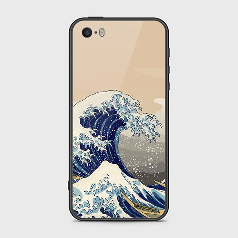iPhone 5 Cover - Stellar Series - HQ Ultra Shine Premium Infinity Glass Soft Silicon Borders Case
