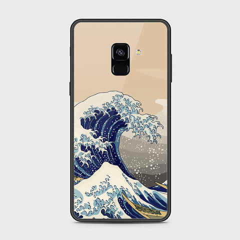 Samsung Galaxy A8 2018 Cover - Stellar Series - HQ Ultra Shine Premium Infinity Glass Soft Silicon Borders Case