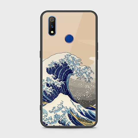 Realme 3 Cover - Stellar Series - HQ Ultra Shine Premium Infinity Glass Soft Silicon Borders Case