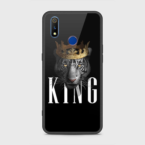 Realme 3i Cover - Stellar Series - HQ Ultra Shine Premium Infinity Glass Soft Silicon Borders Case