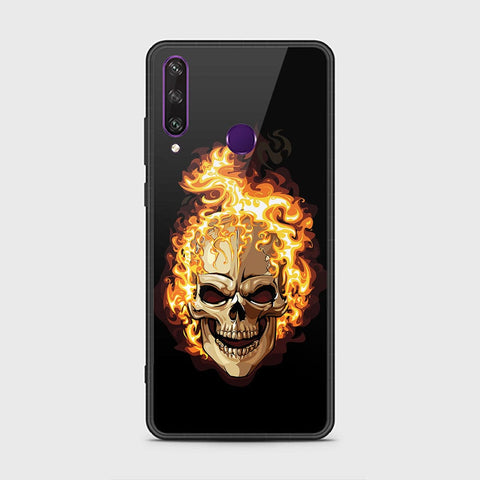 Huawei Y6p Cover - Stellar Series - HQ Ultra Shine Premium Infinity Glass Soft Silicon Borders Case