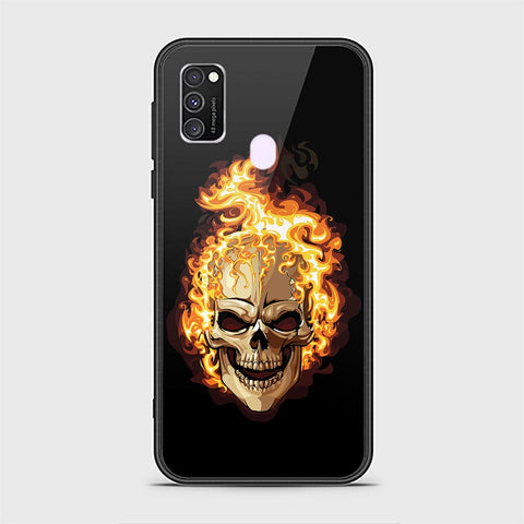 Samsung Galaxy M30s Cover - Stellar Series - HQ Ultra Shine Premium Infinity Glass Soft Silicon Borders Case