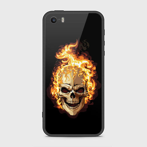 iPhone 5 Cover - Stellar Series - HQ Ultra Shine Premium Infinity Glass Soft Silicon Borders Case