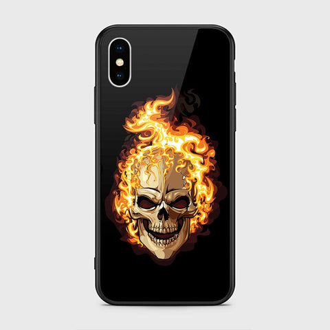 iPhone XS / X Cover - Stellar Series - HQ Ultra Shine Premium Infinity Glass Soft Silicon Borders Case