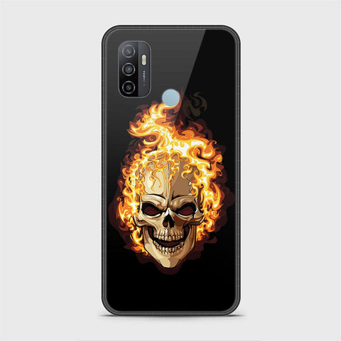 Oppo A53 Cover - Stellar Series - HQ Ultra Shine Premium Infinity Glass Soft Silicon Borders Case