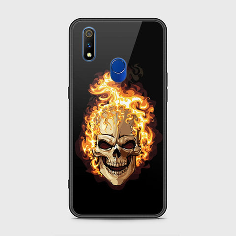 Realme 3 Pro Cover - Stellar Series - HQ Ultra Shine Premium Infinity Glass Soft Silicon Borders Case