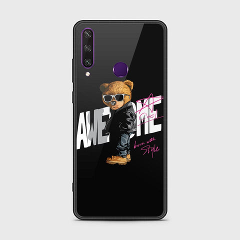 Huawei Y6p Cover - Stellar Series - HQ Ultra Shine Premium Infinity Glass Soft Silicon Borders Case