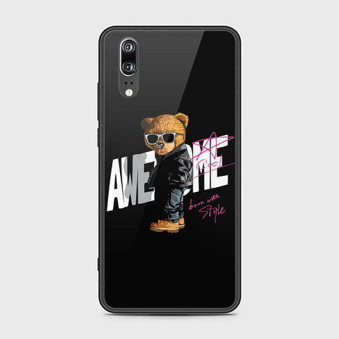 Huawei P20 Cover - Stellar Series - HQ Ultra Shine Premium Infinity Glass Soft Silicon Borders Case