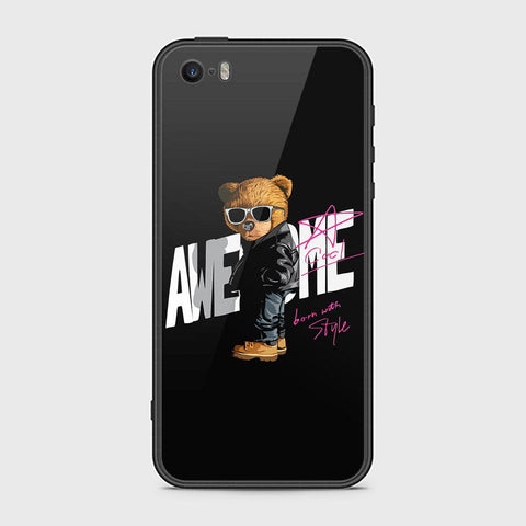 iPhone 5 Cover - Stellar Series - HQ Ultra Shine Premium Infinity Glass Soft Silicon Borders Case