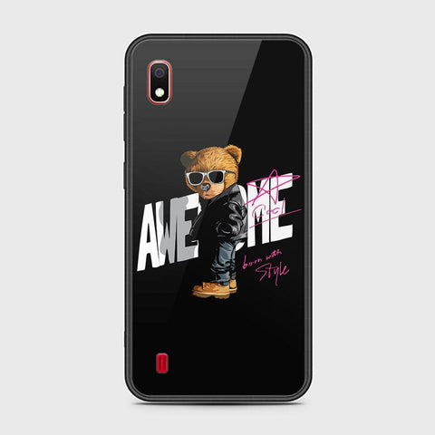 Samsung Galaxy A10 Cover - Stellar Series - HQ Ultra Shine Premium Infinity Glass Soft Silicon Borders Case