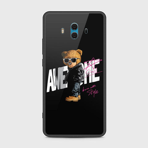Huawei Mate 10 Cover - Stellar Series - HQ Ultra Shine Premium Infinity Glass Soft Silicon Borders Case