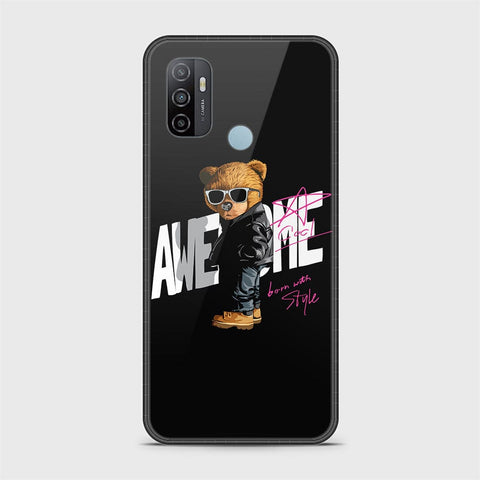 Oppo A53 Cover - Stellar Series - HQ Ultra Shine Premium Infinity Glass Soft Silicon Borders Case
