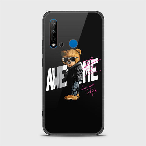 Huawi P20 Lite 2019 Cover - Stellar Series - HQ Ultra Shine Premium Infinity Glass Soft Silicon Borders Case