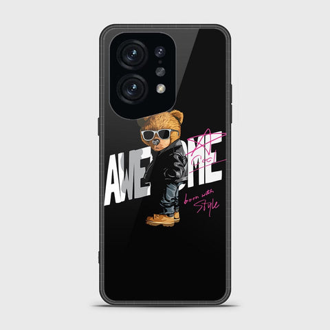 Oppo Find X5 Cover - Stellar Series - HQ Ultra Shine Premium Infinity Glass Soft Silicon Borders Case