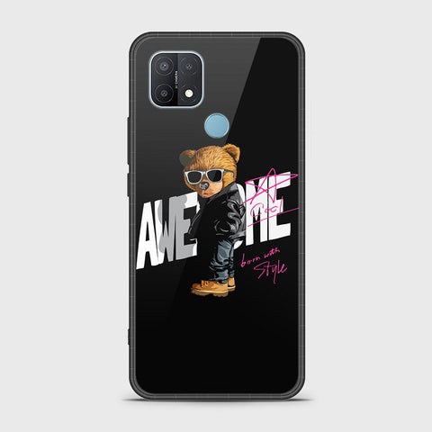 Oppo A35 Cover - Stellar Series - HQ Ultra Shine Premium Infinity Glass Soft Silicon Borders Case