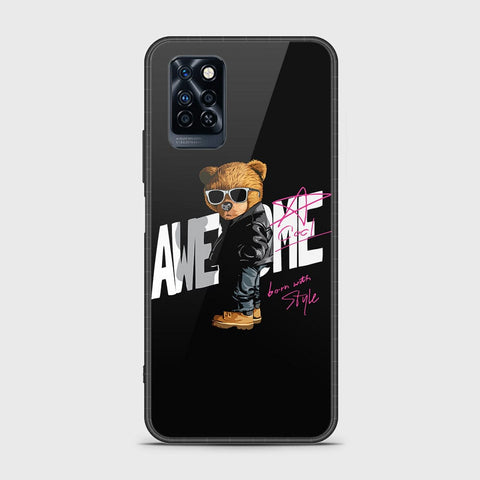 Infinix Note 10 Pro Cover - Stellar Series - HQ Ultra Shine Premium Infinity Glass Soft Silicon Borders Case