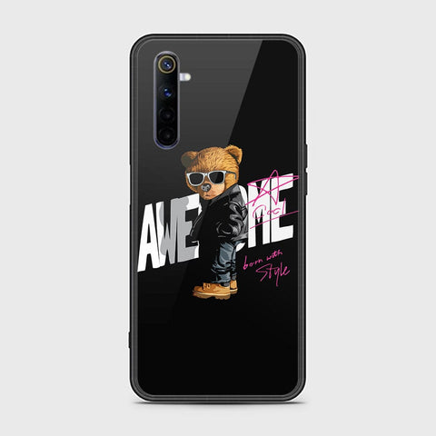 Realme 6 Cover - Stellar Series - HQ Ultra Shine Premium Infinity Glass Soft Silicon Borders Case