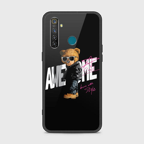 Realme 5 Pro Cover - Stellar Series - HQ Ultra Shine Premium Infinity Glass Soft Silicon Borders Case