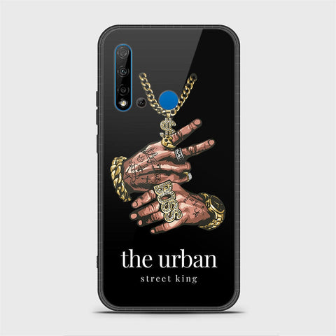 Huawi P20 Lite 2019 Cover - Stellar Series - HQ Ultra Shine Premium Infinity Glass Soft Silicon Borders Case
