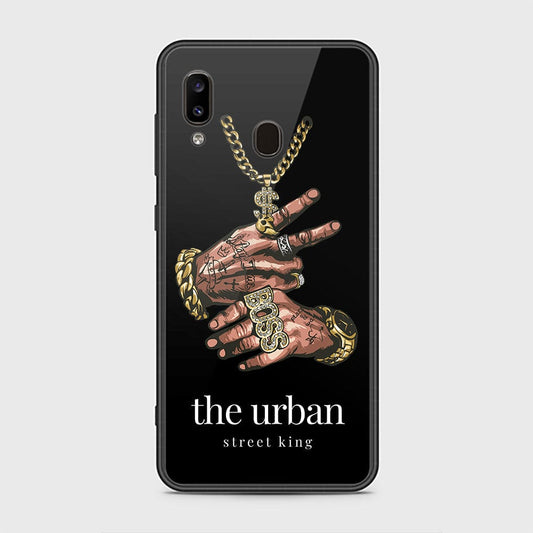 Samsung Galaxy A20 Cover - Stellar Series - HQ Ultra Shine Premium Infinity Glass Soft Silicon Borders Case (Fast) Delivery